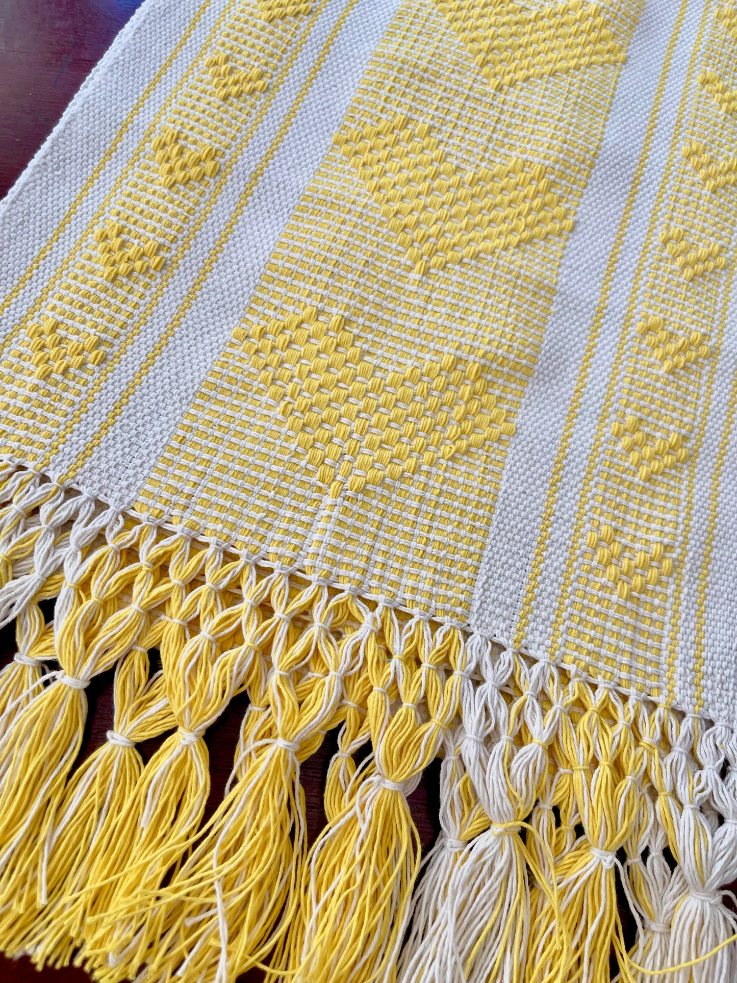 Table runner “Cobalto”