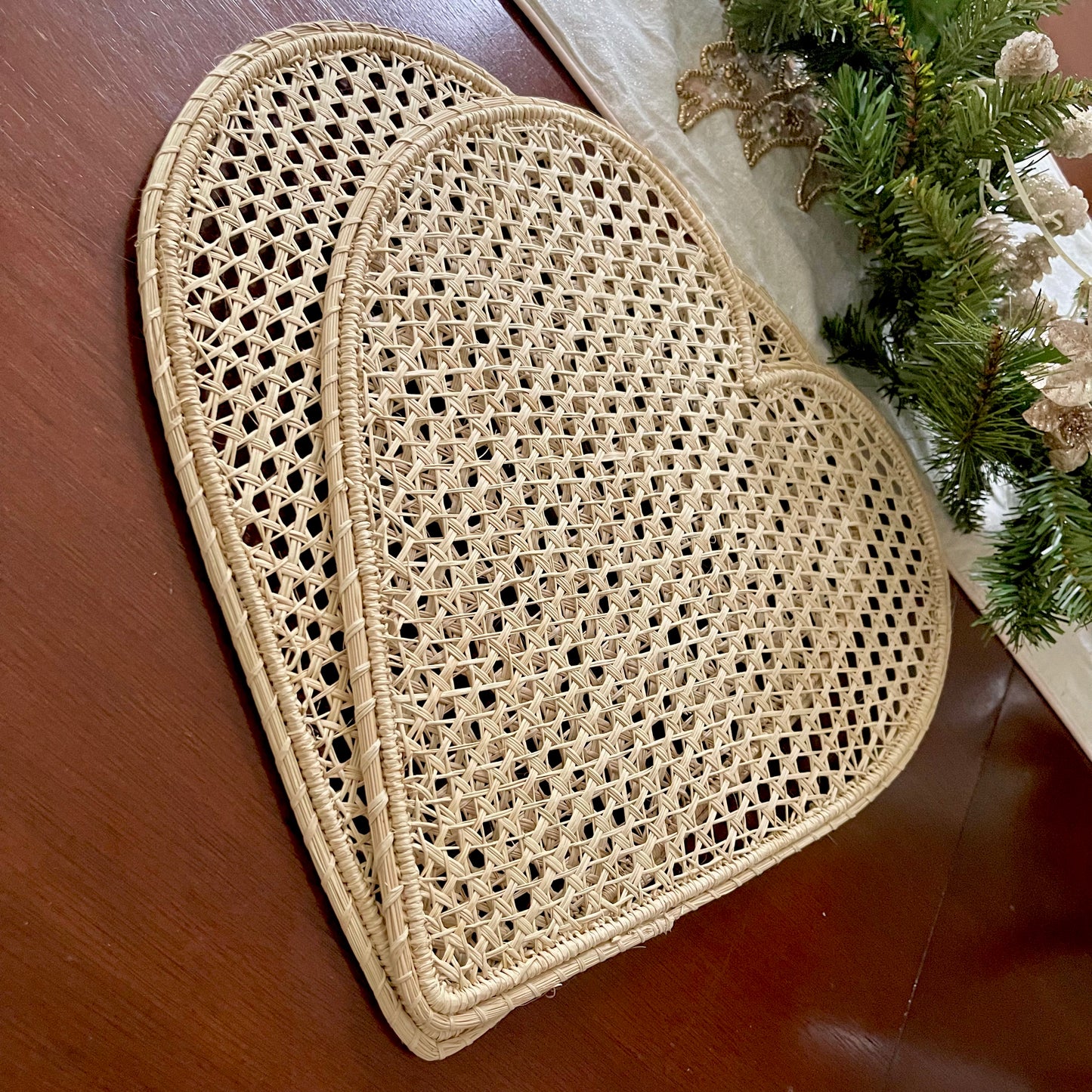 Placemat heart palm 1 included