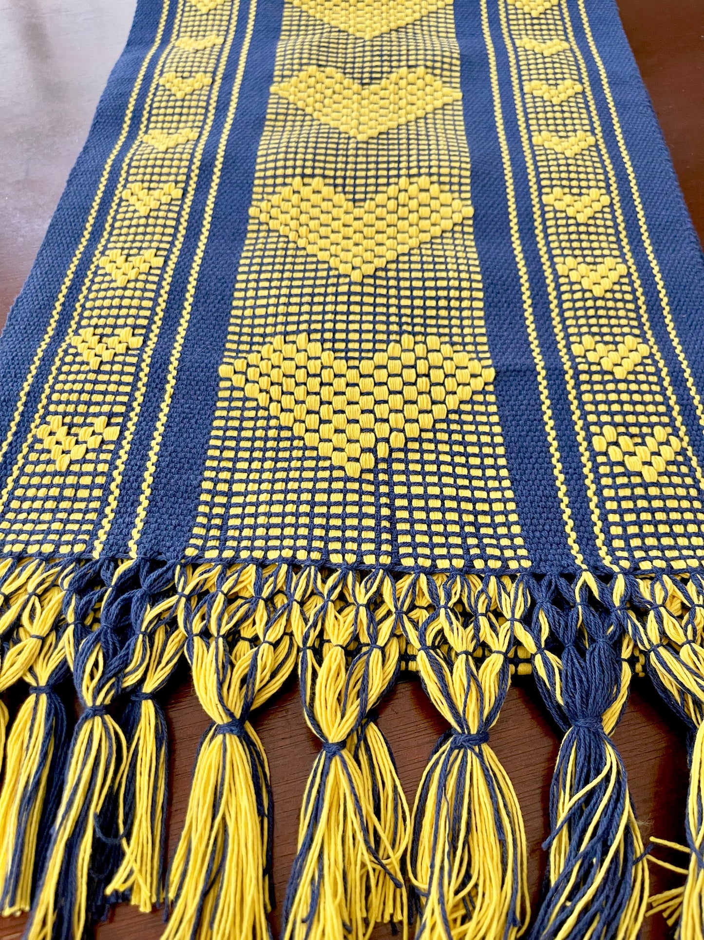 Table runner “Cobalto”
