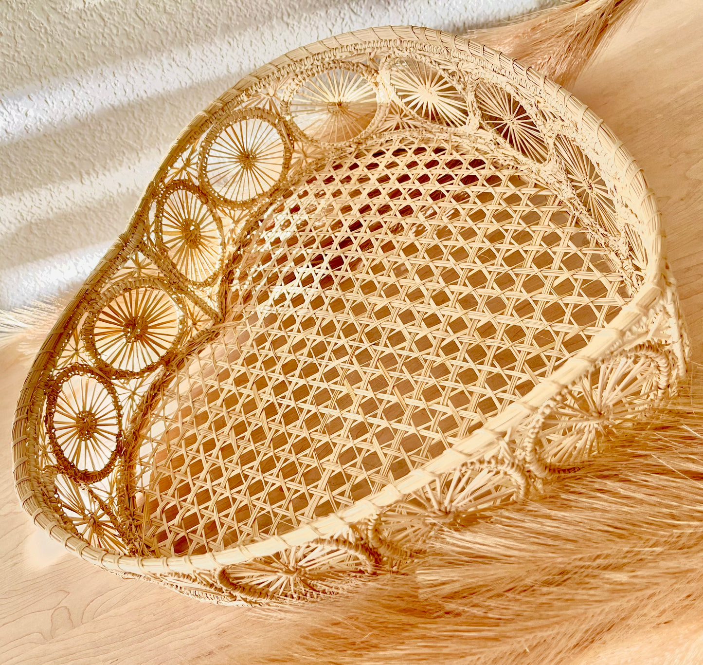 Basket tray heart palm “Ana”
