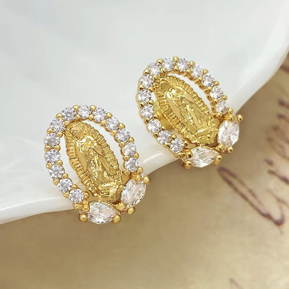Earrings virgen Guadalupe “Sofia”