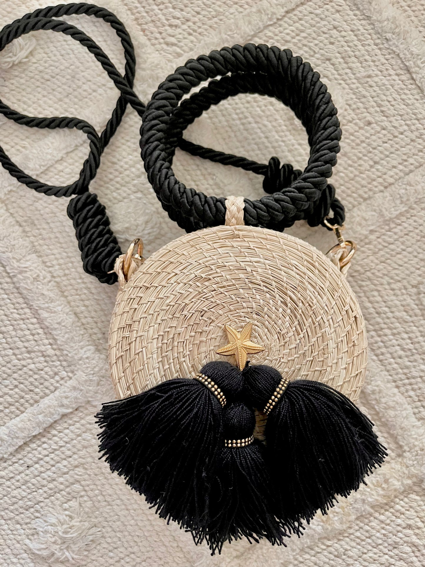 Woven palm bag “Doble uso”