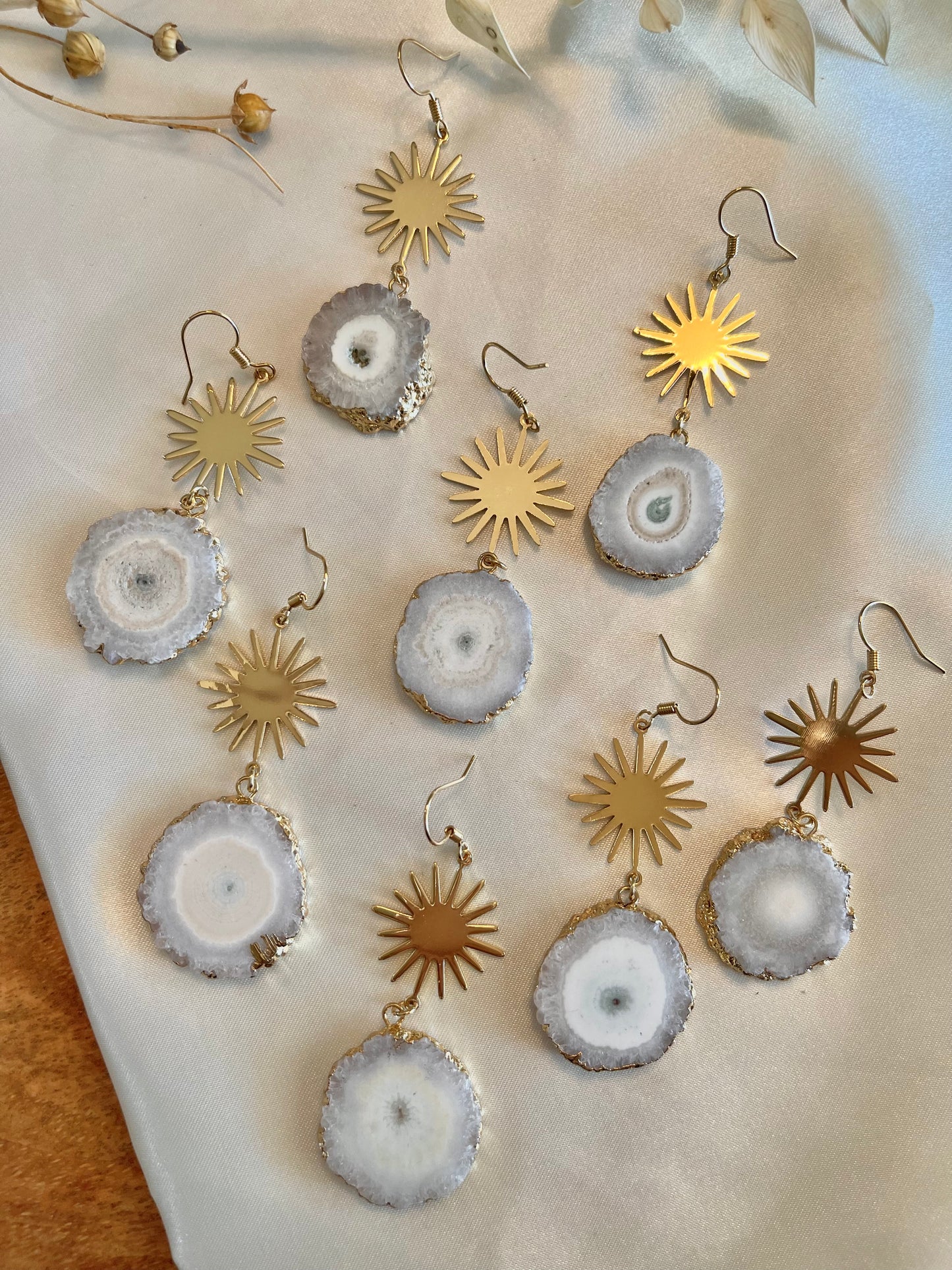 Natural Agate earrings
