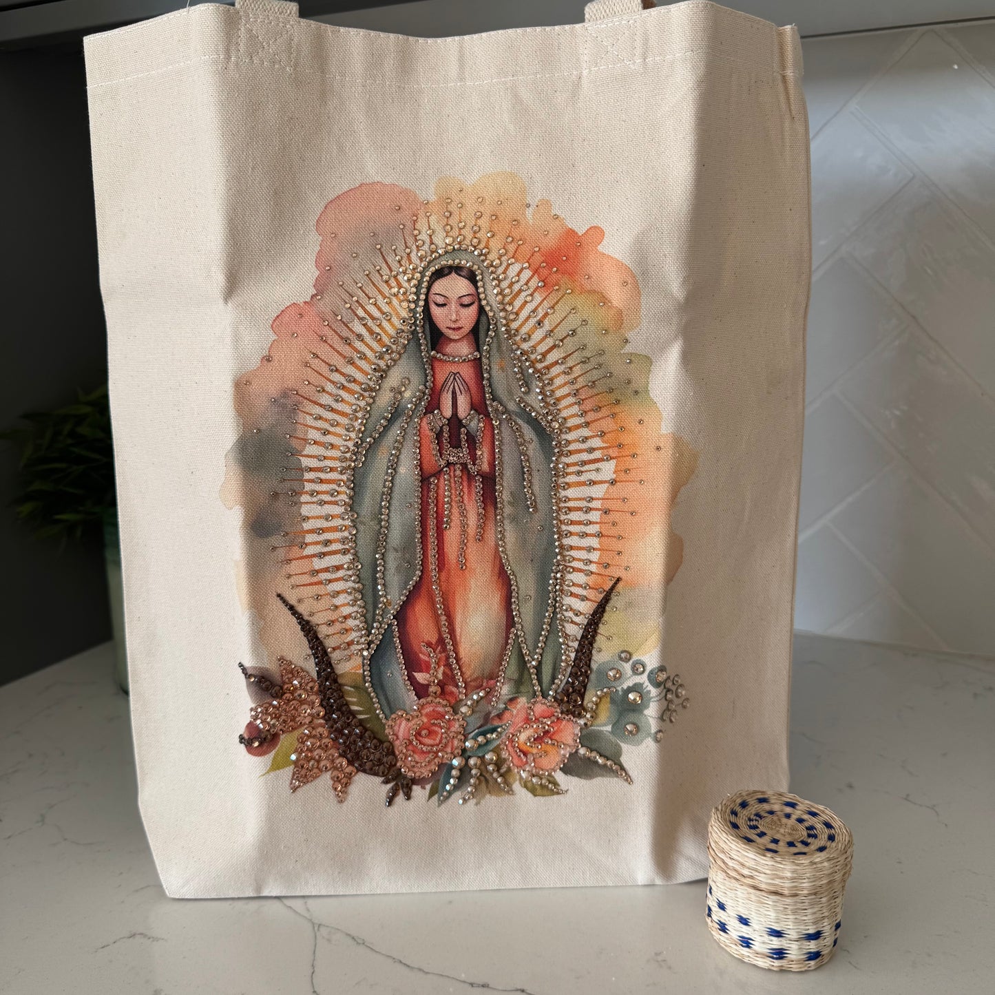 Tote Gusset Lady of Guadalupe