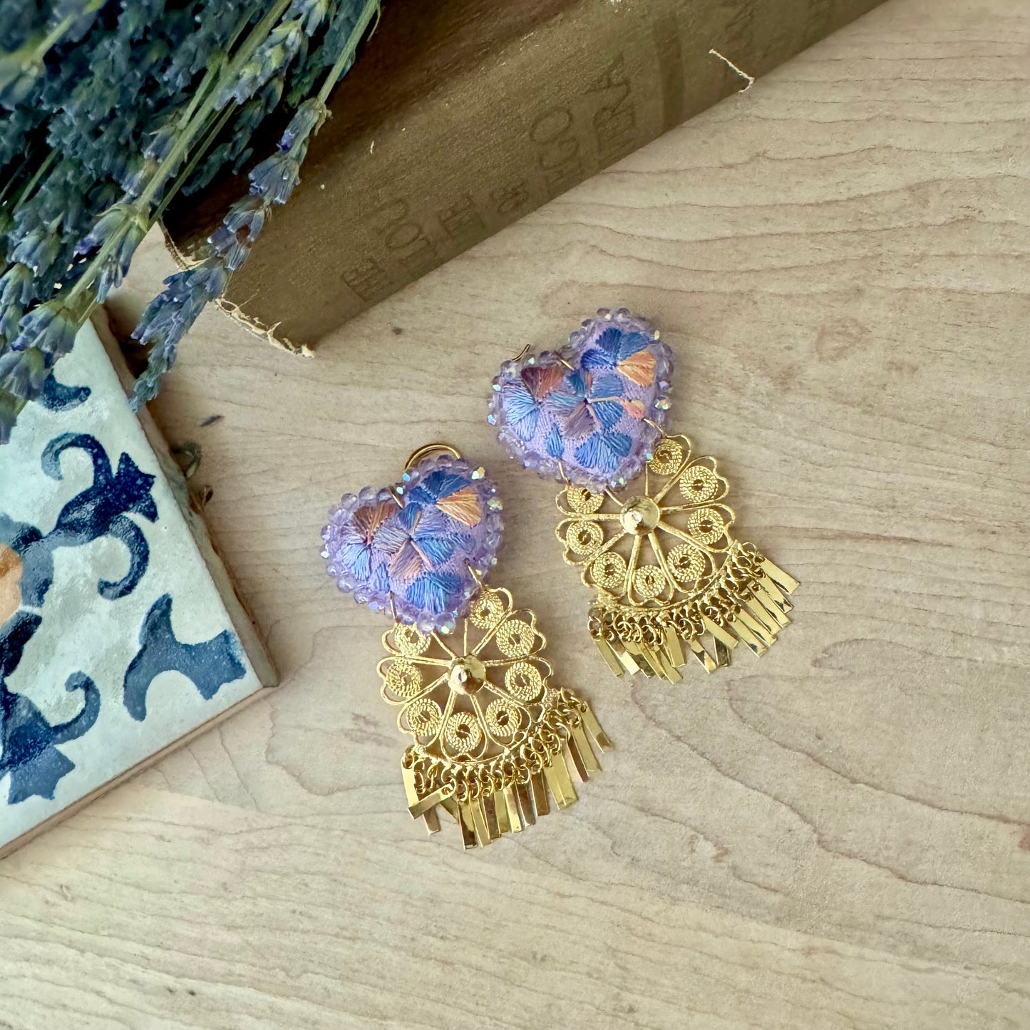 Earrings san Antonino gold plated