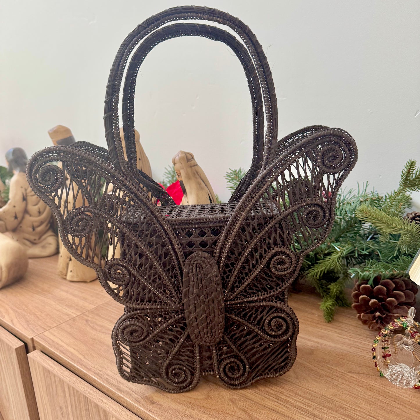 Natural Palm Butterfly “Hermila” Bag