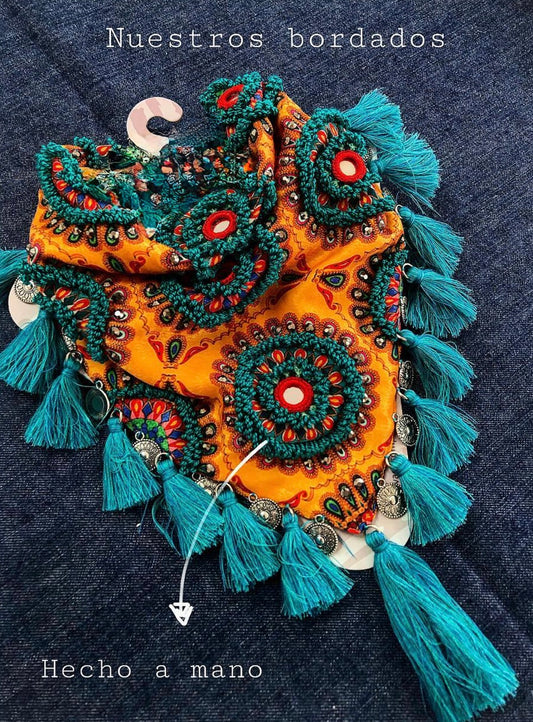 Boho western pañoletas/bandanas