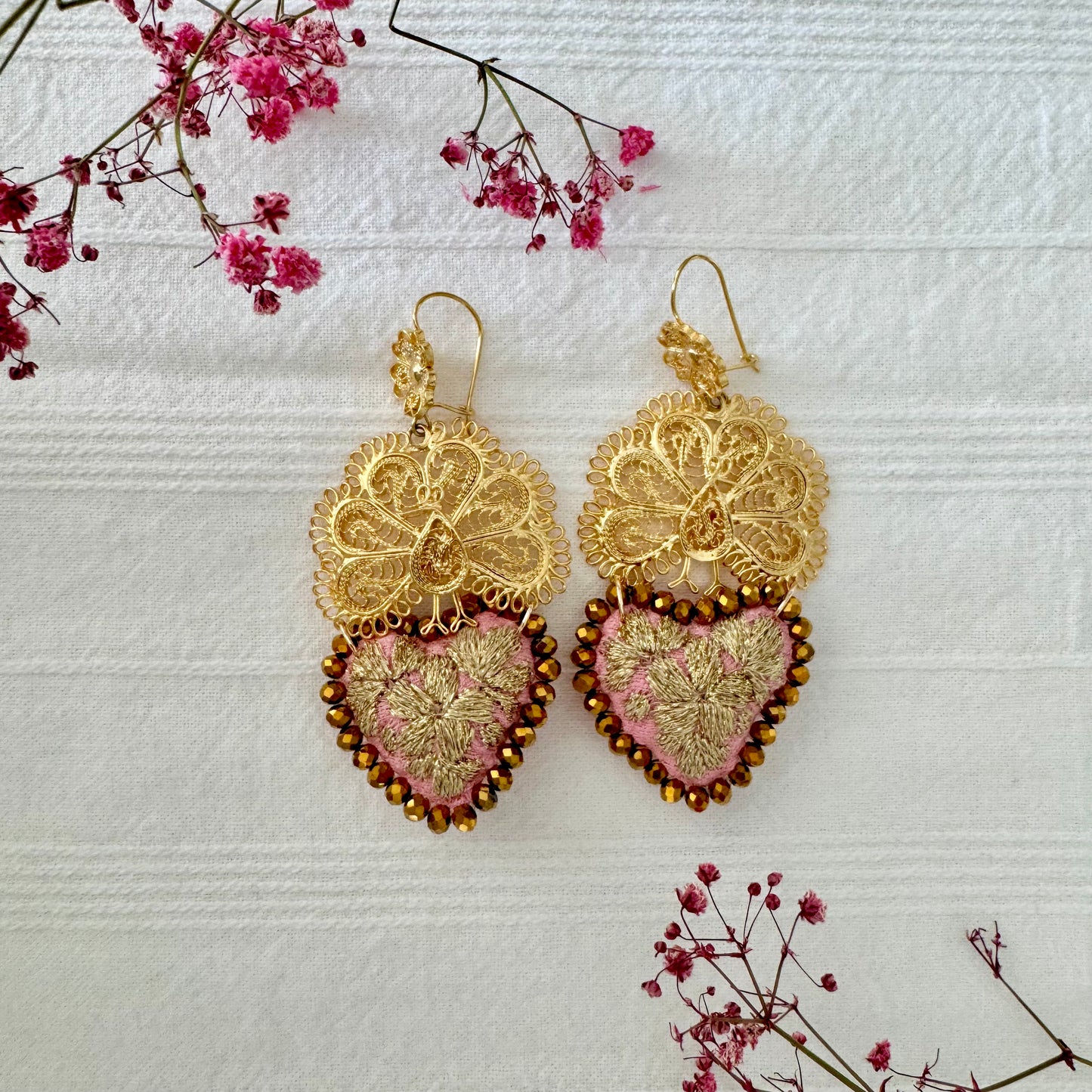Earrings san Antonino gold plated