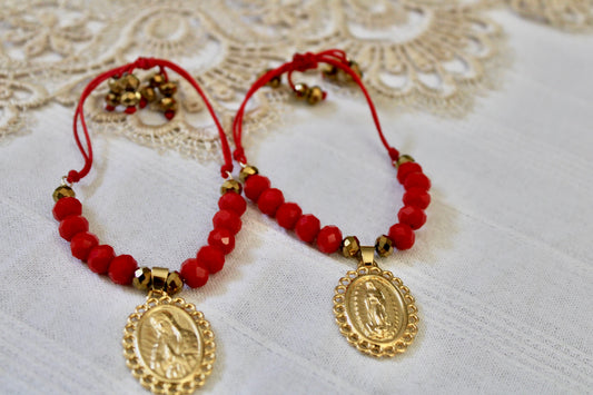 Bracelet Crystal red Guadalupe